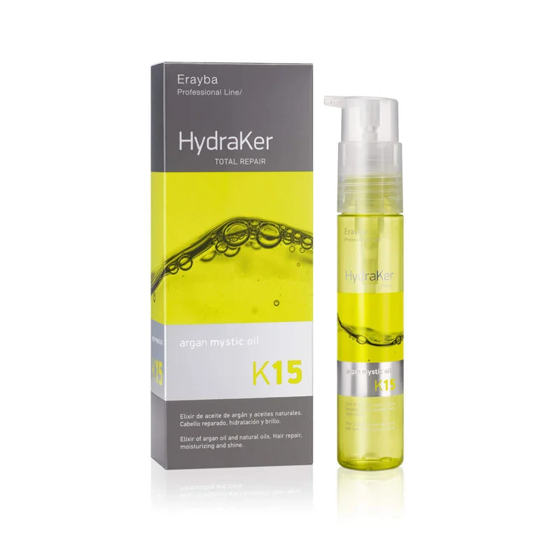 روغن آرگان مرطوب‌کننده هیدراکر K15 ارایبا Erayba HydraKer Argan Mystic Oil K15