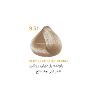 رنگ مو جولای سری بژ شماره 9.51