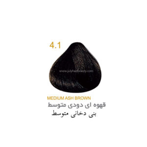 رنگ مو جولای سری دودی شماره 4.1