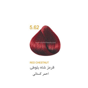 رنگ مو جولای سری قرمز شاه بلوطی شماره 5.62