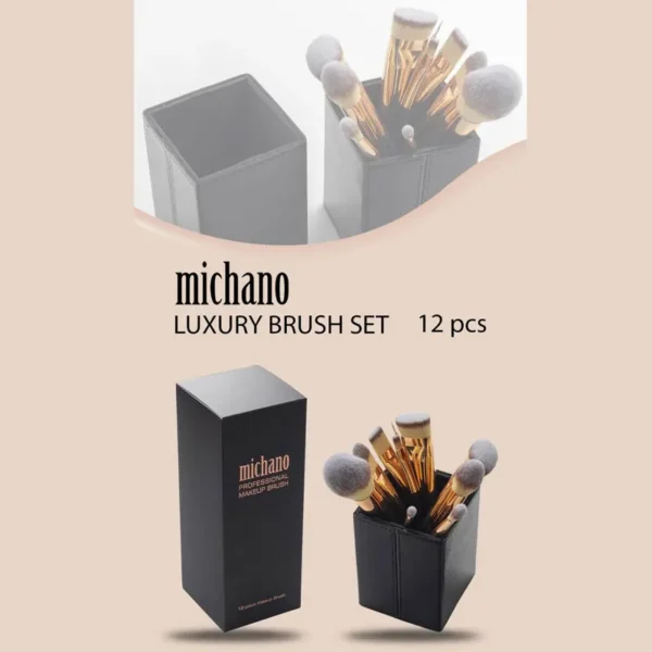 ست برس 10 عددی آرایشی لوکس میچانو Michano Luxury Brush Set