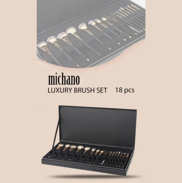 ست براش 18 عددی میچانو Michano Luxury Brush Set 18pcs